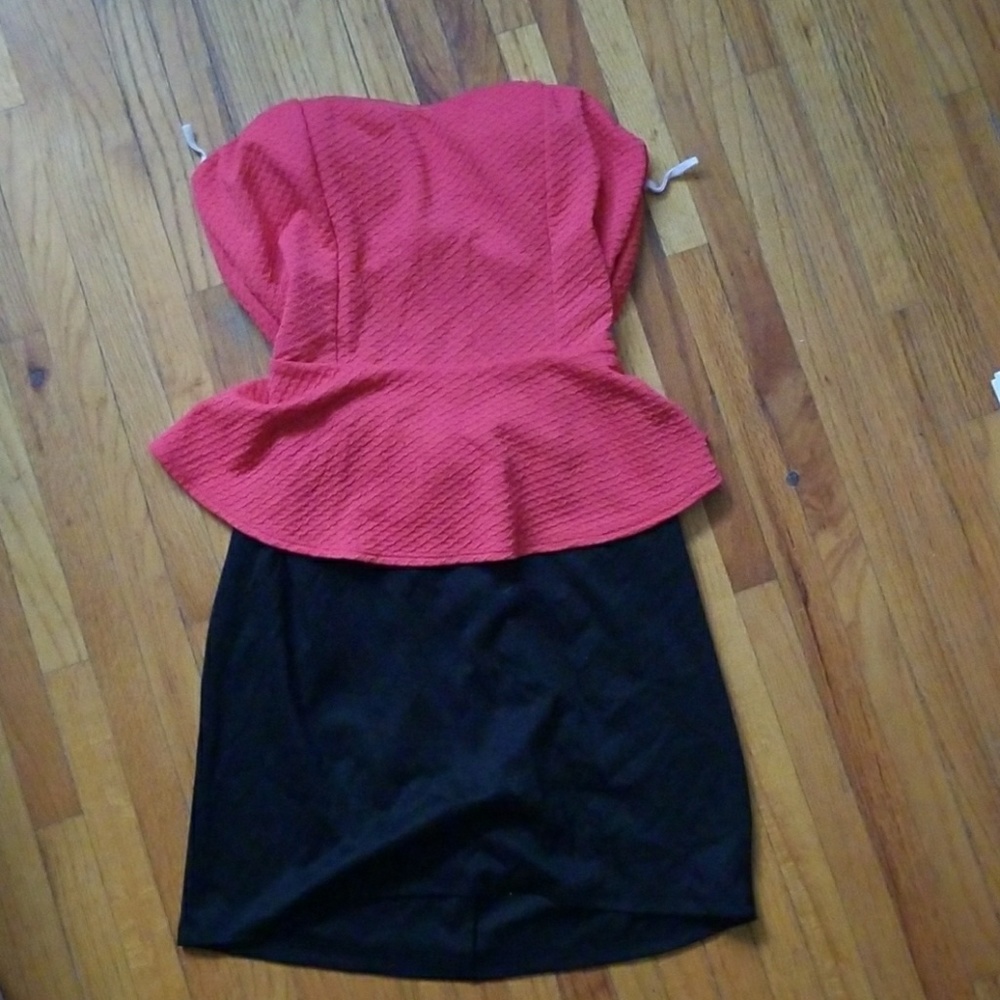 Strapless dress
